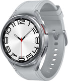 Samsung Galaxy Watch 6 Classic 47mm LTE Smartwatch, Rotating Bezel, Fitness Tracker, Personalized HR Zones, Advanced Sleep Coaching, Heart Monitor, BIA Sensor, Health Insights, US Version, Silver